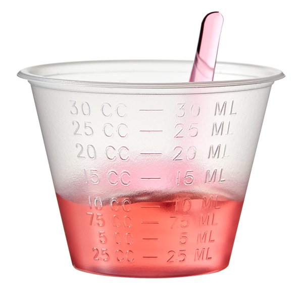 Medicine Cups - Disposable Graduated Medical Grade Plastic Measuring Cups (1000)