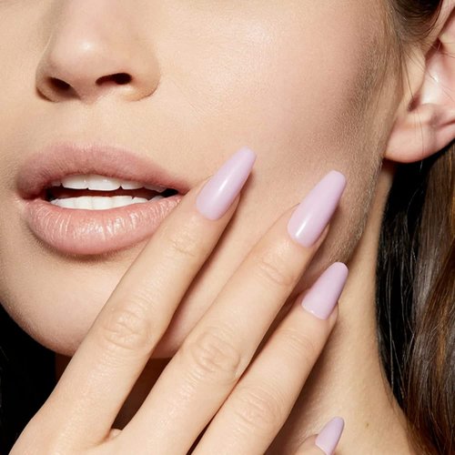 Static Nails Reusable Pop-On Manicure Set, Non-Damaging Glue-On Nails (Coffin) - False Nails with Static Nail Glue, Nail Set, Fake Acrylic Press On Nails (Willow Long, Coffin)