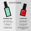 Sensationail Gel Nail Polish - At Home Gel Quick-Cure Polish - Glossy, Long-Lasting, No Dry Time - Lasts Up to 2 Weeks - Enjoy the Moment - 10 mL/0.33 fl oz