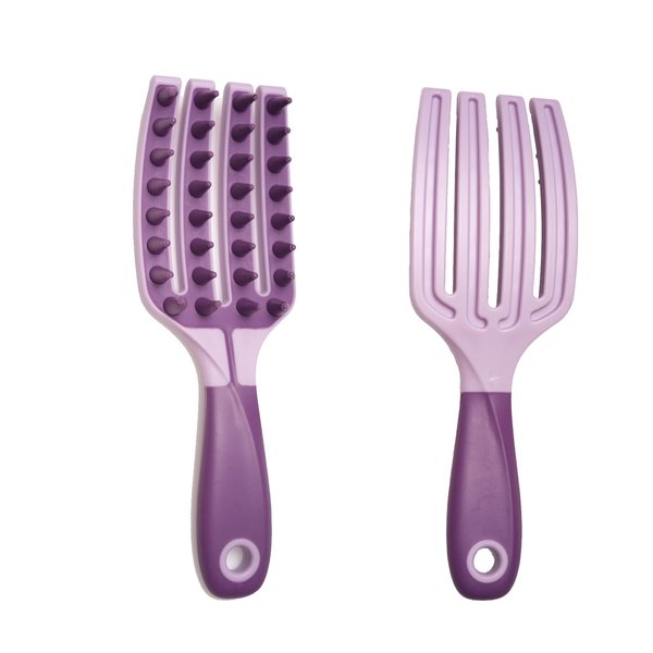 Shampoo Brush for Scalp Care – Silicone Scalp Massager Brush for Hair Growth, Dandruff Removal & Head Massage, Lightweight & Ergonomic Design, Dry/Wet Use (purple)