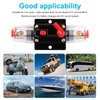 150 Amp Audio Circuit Breaker,12V-24V DC Fuse Holder,20-300A Breaker Switch,Inline Circuit Breaker with Reset Button,for Automotive Marine Boat Audio System Current Overload Protection