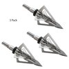 TRUGLO Apex Archery Titanium X 100-Grain Crossbow Broadheads - 3-Pack, 4-Blade Fixed