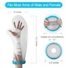 Waterproof Cast Covers for Shower Arm, Reusable Adult Half Arm Cast Covers for Shower Sleeve Bag Wound Arms, Hands, Elbow, Wrist, Finger [100% Waterproof]