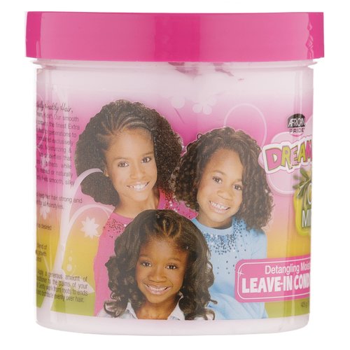 African Pride Dream Kids Olive Miracle Detangling Moisturizing Leave-In Conditioner - Contains Olive Oil, Moisturizes & Nourishes Coils & Hair Curls, 15 Oz