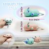 ZTATU Axolotl Squishy Animal Toys Stress Balls for Adults (2PCS) Axolotl Squishy Fidget Toys, Sensory Toys for Kids, Party Favors for Kids, Axolotl Gifts Stress Relief Toy, Easter Basket Stuffers