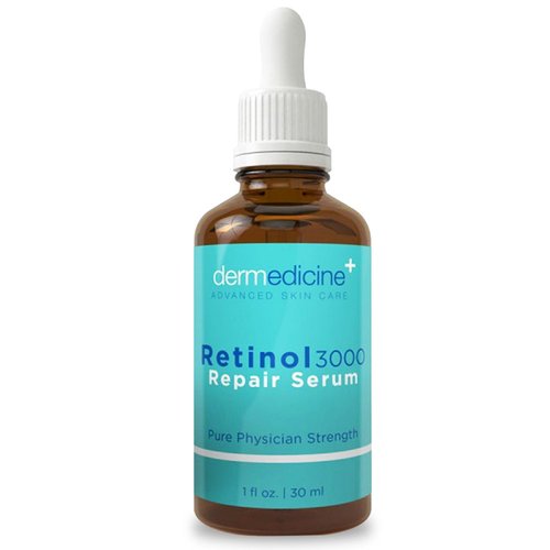 Retinol 3000 Repair Serum for Face | Pure Professional Formula w Vitamin C & Hyaluronic Acid | Professional Grade Helps Smooth Appearance of Wrinkles and Fine Lines and Brighten | 1 fl oz 30 ml