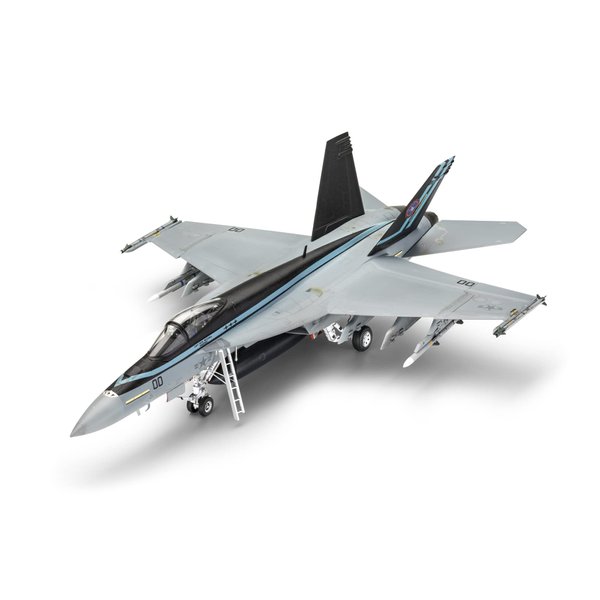 Revell 85-5871 Top Gun Maverick's F/A-18E Super Hornet Fighter Jet Kit 1:48 Scale 161-Piece Skill Level 5 Plastic Model Airplane Building Kit, Gray, Medium
