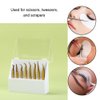 Dust-proof 8 Holes Tweezers Holder, Eyelash Extensions Supplies Acrylic Display, Acrylic Rack Storage Eyelash Extension Tools with Dust Cover Durable Tweezer Display Stand Salon
