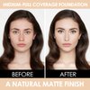 FOCALLURE 2 Pcs Liquid Foundation, Skin Evolution Foundation + Concealer, Full Coverage Foundation Makeup, Durable, Waterproof, Oil-Control, Hides Wrinkles & Lines, Natural Tan
