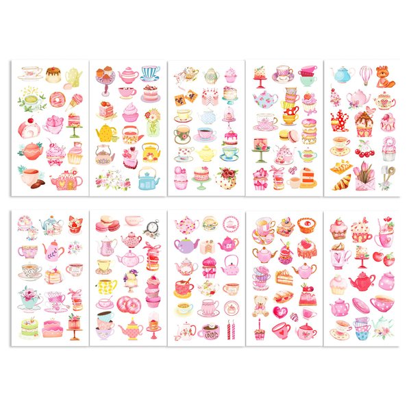 160PCS Cute Candyland Candy Land Temporary Tattoos Theme Birthday Party Decorations Supplies Favors Decor Stickers Tattoo Gifts for Kids Girl Boys Games School Rewards Prizes