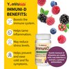 ImmuniD Elderberry Gummies for Kids by YumVs | Immune Support, Vitamin C & Vitamin D | Complete Immune System Support | Natural Berry Flavor Chewables-60 Count | Vitamin C and D for Kids