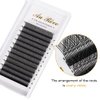 Y Lashes Extensions YY Lash Extensions D Curl 0.07mm 14mm Mix Tray Y Shape 4D Volume Premade Fan Lashes Matte Black Easy Fans Lashes Professional Use YY Lash (YY-0.07-D, 14mm)