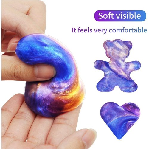 JDSTY 6 Pack Slime Eggs Stress Relief Toys Easter Eggs for Kids Boys Girls Teens Christmas Stocking Stuffers Gifts