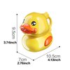 Little Yellow Ducks Bath Toys Bathtub Toy for Toddlers Age 18 Months+ Kids ,Bath Pipes Toys for Boys and Girls Tub Water Toys with Color Box Birthday Gift