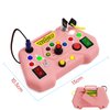 Toddler Busy Board With LED Light - Baby Game Sensory Toys,Light Switches Montessori Toys for 1 Year Old，Kids Educational Learning Activities Toys,Travel Toys and Birthday Gifts for 1 2 3 4 Boys Girls