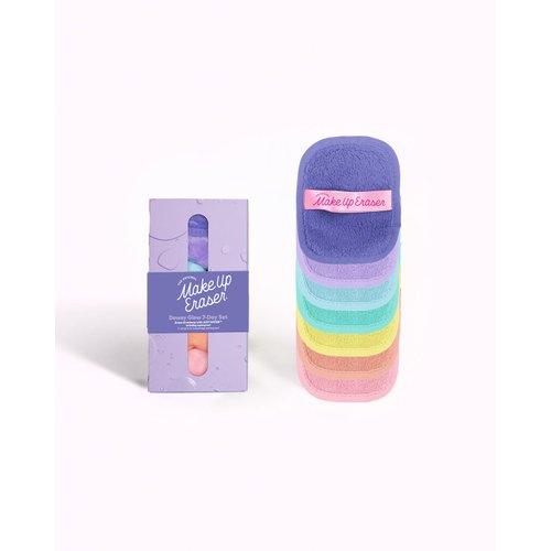 The Original MakeUp Eraser, 7-Day Set, Erase All Makeup with Just Water, Including Waterproof Mascara, Eyeliner, Foundation, Lipstick, Sunscreen, and More! Dewy Glow, 7ct.