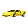 Lamborghini Countach LP 5000 QV Yellow Spettacolare Series Diecast Model Car by Hot Wheels