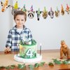 Hooqict Safari Animals Happy Birthday Banner Animal Birthday Party Decorations Party Animal Banner Garland Birthday Decorations for Kids Wild Zoo Birthday Party Supplies