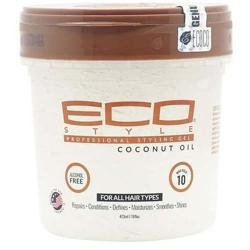 Eco Coconut Oil Styling Hair Gel 355ml/12oz