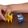 Pokemon 2 Inch Battle Action Figure 2-Pack, includes 2" Pikachu and 2" Popplio (95001)