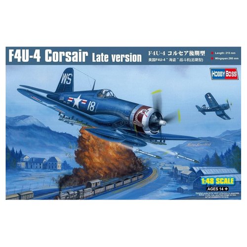 Hobby Boss F4U-4 Corsair Late Version Airplane Model Building Kit