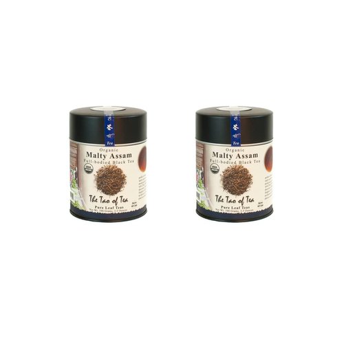 The Tao of Tea, Malty Assam Black Tea, Loose Leaf, 3.5-Ounce Tins (Pack of 2)