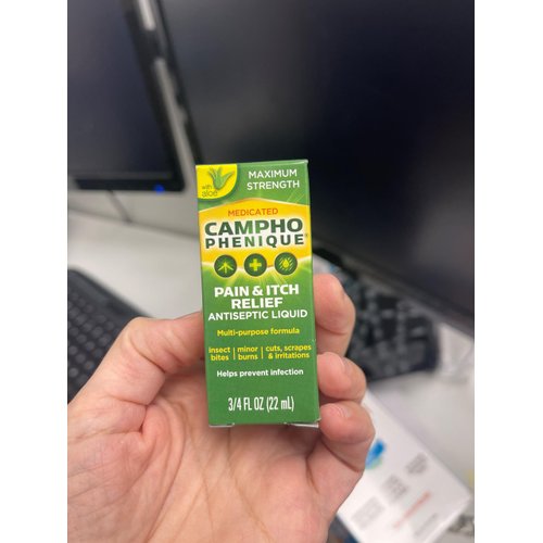 Campho-Phenique Pain & Itch Relief Antiseptic Liquid 0.75 fl oz (Pack of 2)