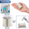 16 Gauge Jewelry Wire, Anezus Silver Craft Wire Tarnish Resistant Copper Wire for Jewelry Making, Wire Wrapping and Crafting(Silver, 11 Yards /10 Meters)
