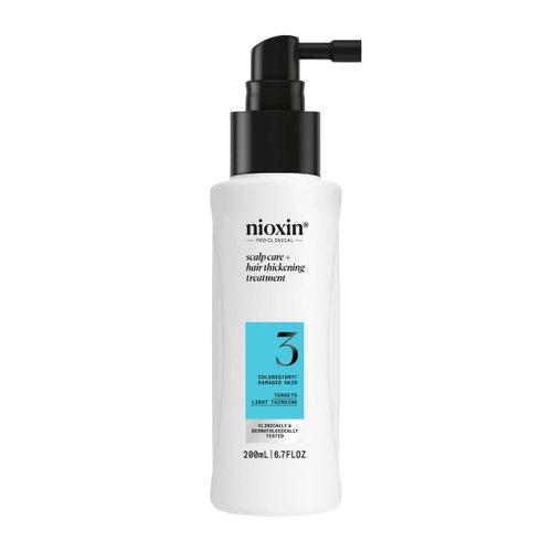 Nioxin System 3 Scalp + Hair Thickening Treatment- Serum for Damaged Hair with Light Thinning, 6.8 oz (Packaging May Vary)