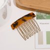 6Pcs Acetate Exquisite Hair Side Combs Small Seven-tooth Hair Decorative Bangs Comb Pin Headpiece Hair Jewellery Fashion Styling Accessories for Women Girls