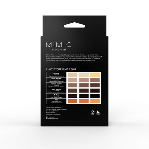 Mimic Color Root Touch Up Grey Hair Concealer Black Root Cover Up