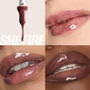Huda Faux Filler Icy Nude Shimmer Lip Gloss - She Fire (sheer deep brown) - 0.13 fl oz / 3.9 mL