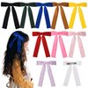 10Pcs Velvet Bows Girls Hair Clip Ribbon Accessories for Baby Toddlers Teens Kids