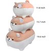 Auspicious beginning Shiba Inu Stuffed Animal Plush - 15.8'' Cute Corgi Dog Pillow and Toy, Soft Anime Kawaii Christmas Birthday Gifts for Boys and Girls Stuffed Animals Kawaii Decor