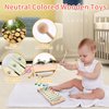 Ehome Xylophone, Musical Instruments Set Neutral Colors Wooden Montessori Toys Percussion Music Modern Boho Xylophone Birthday Gifts for 1 2 3 Year Old Kids Baby Toddlers Boys Girls