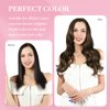 MAXITA Hair Extensions Tape in Hair Extensions Human Hair 18 inch 50g 20pcs Balayage Dark Brown to Chestnut Brown Real Human Hair Extensions Real Remy Seamless Straight Hair Extensions for Women