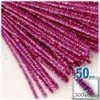 The Crafts Outlet Chenille Sparkly Stems, Pipe Cleaner, 12-in (30-cm), 50-pc, Mixed Pack