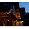 Hometown Evolution, Inc. Commercial E26 String Lights with 16 Gauge Wire (50 Foot 25 Socket, S14 11 Watt Clear Bulb)