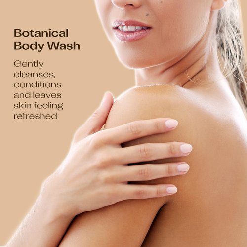 Trilogy Botanical Body Wash, For All Skin Types - Fresh, Hydrated & Impeccably Clean Skin with Rosehip, Kawakawa & Amla, 16.9 Fl Oz