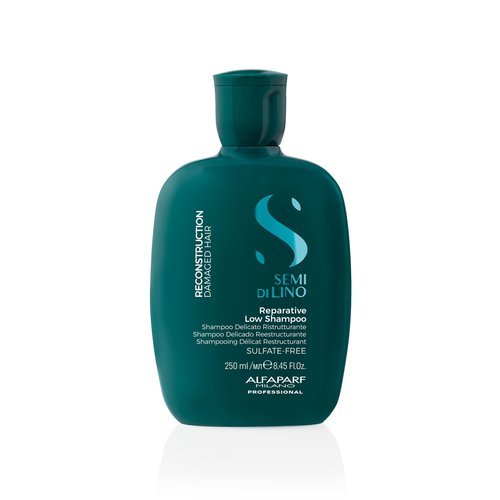 Alfaparf Milano Semi di Lino Reconstruction Reparative Shampoo and Mask Set - Sulfate Free Shampoo and Hair Mask for Damaged Hair - Repairs, Reconstructs, Strengthens - Adds Shine and Softness