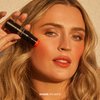 Nudestix Nudies Matte Cream Blush Stick 3-in-1 All Over Face Color - Blush Stick for Cheeks Eyes and Lips - Cream Blush for Cheeks w/Blending Brush (Picante)