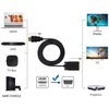 Wonlyus HDMI to VGA Cable Gold-Plated 1080P HDMI Male to VGA Male Active Video Adapter Converter Cord (6 Feet/1.8 Meters)