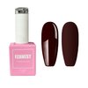 FZANEST Deep Red Gel Nail Polish,15ml Dark Cherry Red Gel Polish Color Soak Off UV LED Nail Gel Polish Nail Art Starter Manicure Salon DIY at Home, 0.51 OZ#1548
