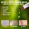 Eye & Face Oil with Massage Roller Ball Coffee Beans oil Frankincense oil for Guasha, Moisturizing, Puffiness, Anti-Wrinkles, Travel Size, Christmas Gifts for Women