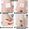 NASAMA 20 Sheets Luminous Christmas Temporary Tattoos for Kids,Christmas theme Party Holiday Waterproof Tattoo Stickers Toys for Boys and Girls (Mixed color 1/20 Sheets)