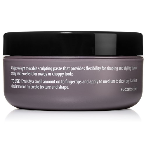 SUDZZfx RowdyPaste Hair Smoothing Cream - Hair Texturizer Matte Clay - Strong Hold Clay Matte - Styling Clay for Men and Women - Matte Hair Texturing Clay Men & Women - Matte Clay Men Hair Cream - 2oz