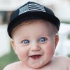 Born to Love, Baby Hats -Toddler Boy Outfit - Infant Sun Hat - Toddler Baseball Hat, Newborn Youth Flat Brim Mesh Trucker Surf SkateBro Fitted Beach Cap Gorros para Bebes (M 2-5 Years, Black)