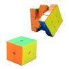 Speed Cube Set 2x2x2 Speed Cube 3x3 Speed Cube Toy 3x3x3 Magic Speed Cube Puzzle Game Speed Cube Puzzle 3x3 Puzzle for Kids and Adults(Stickerless)