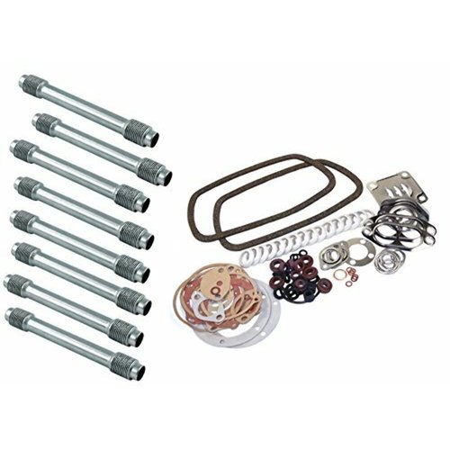 VW BUG, BEETLE, GHIA, BUS, TYPE 3 GASKET KIT AND PUSH ROD TUBE SET, FOR 1300-1600CC AIR-COOLED MOTOR