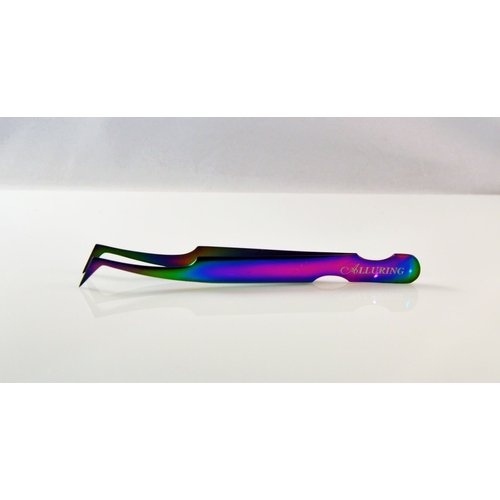 Alluring Multi-Color L Type Tweezers for 3D 6D Volume Lashes Eyelash Extensions